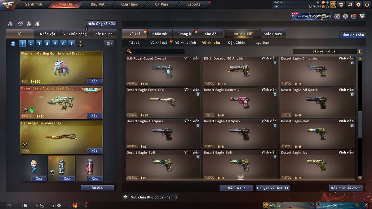 shop acc cf uy tin gia re